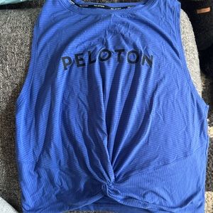 Peloton workout cropped tank